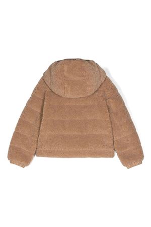 gicca in piuma d'oca marrone MONCLER KIDS | J29541A000385977H22B